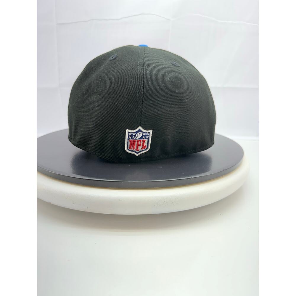 New Era Detroit Lions 2025 Draft Black 59FIFTY A-Frame Fitted Hat Size 7 3/8 NFL - Picture 3 of 7